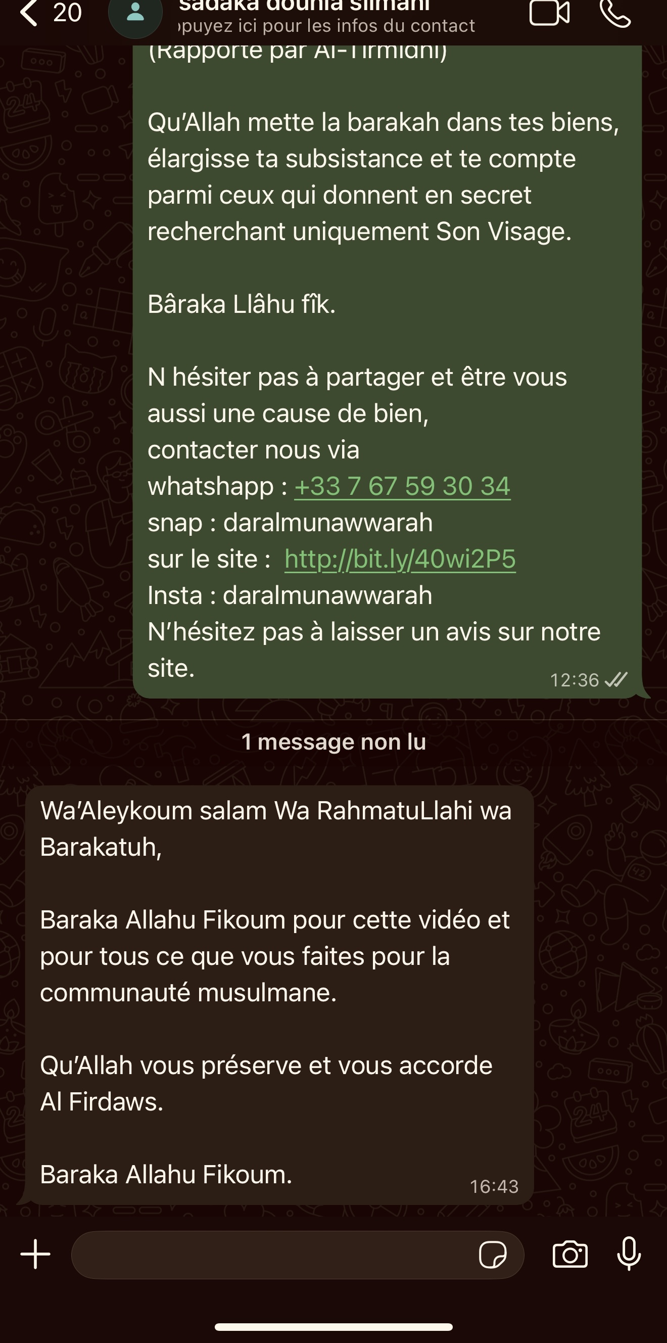 Retour des donateurs 5